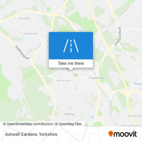 Astwell Gardens map