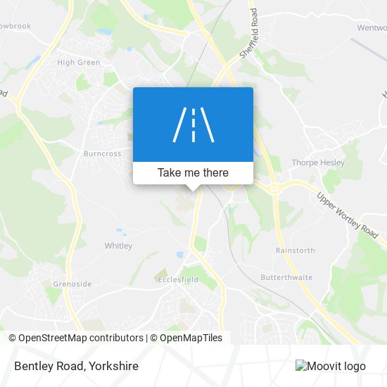 Bentley Road map