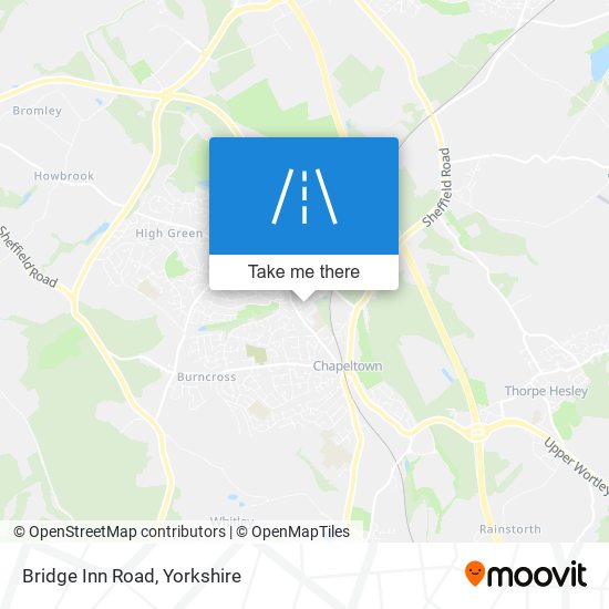 Bridge Inn Road map