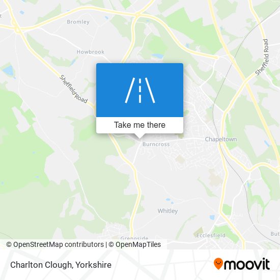 Charlton Clough map