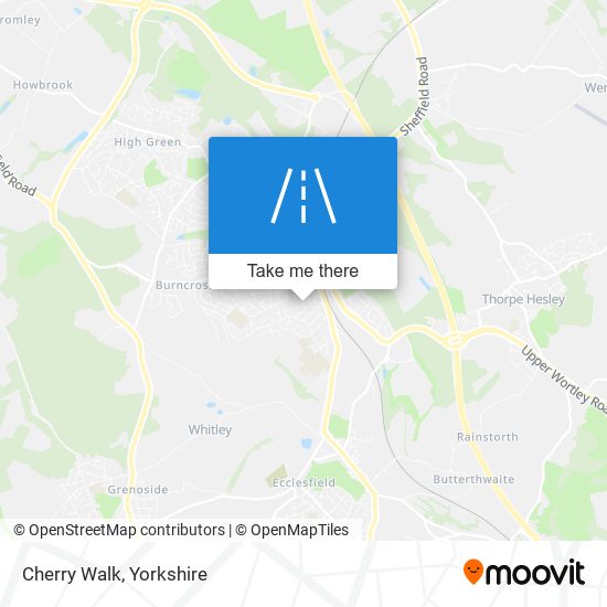 Cherry Walk map