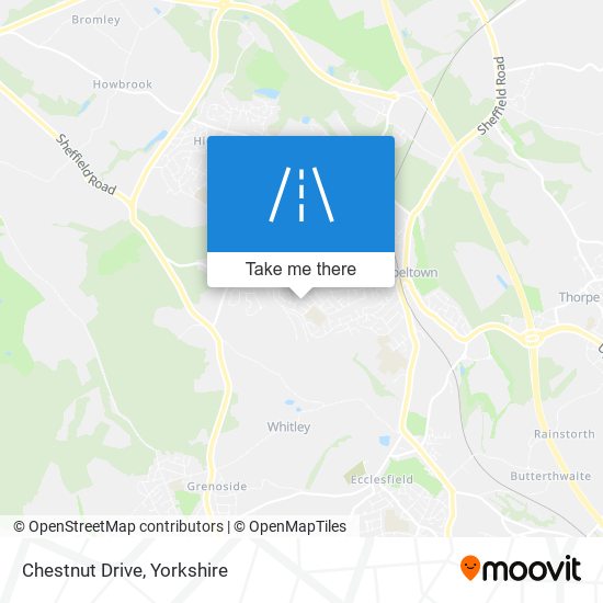 Chestnut Drive map