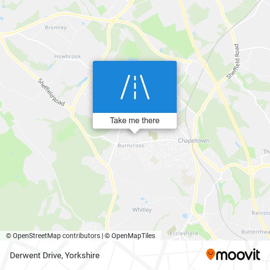 Derwent Drive map