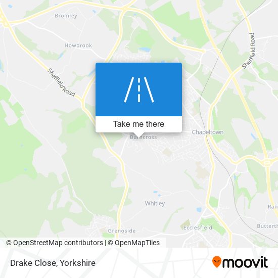 Drake Close map