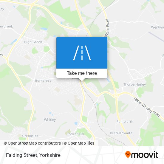 Falding Street map