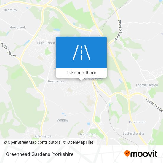 Greenhead Gardens map