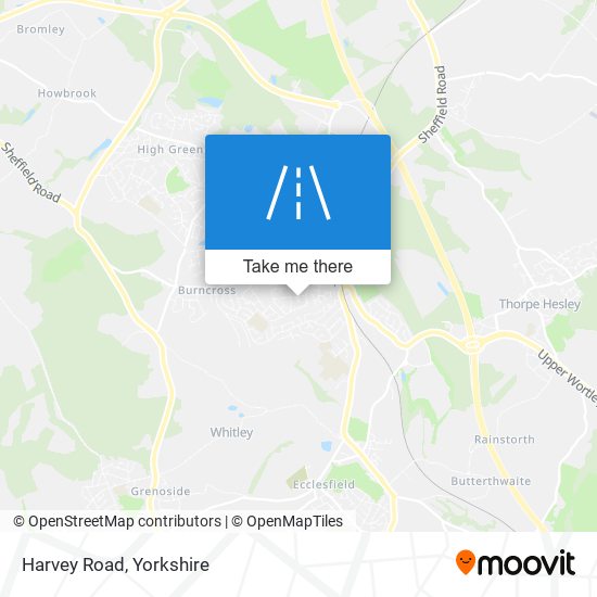 Harvey Road map