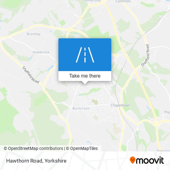 Hawthorn Road map