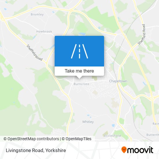 Livingstone Road map