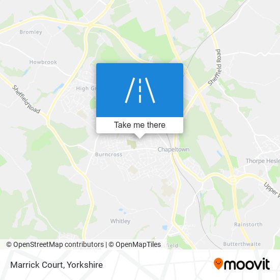 Marrick Court map