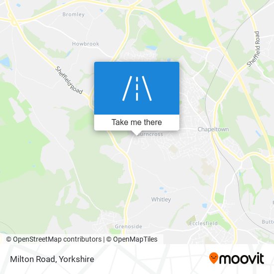 Milton Road map