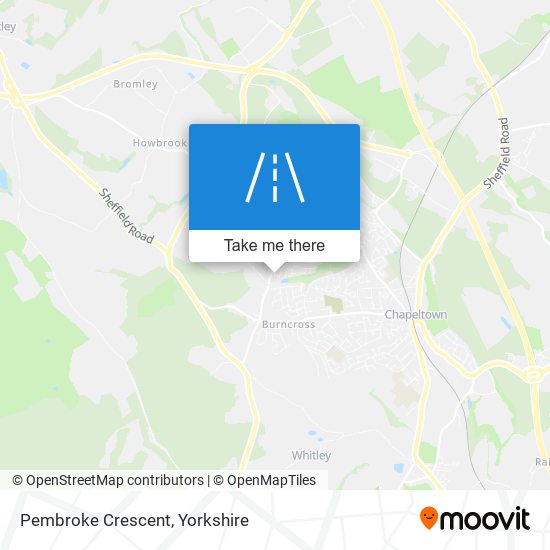 Pembroke Crescent map
