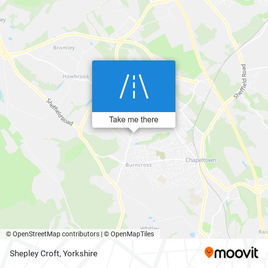 Shepley Croft map