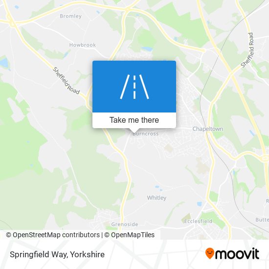 Springfield Way map
