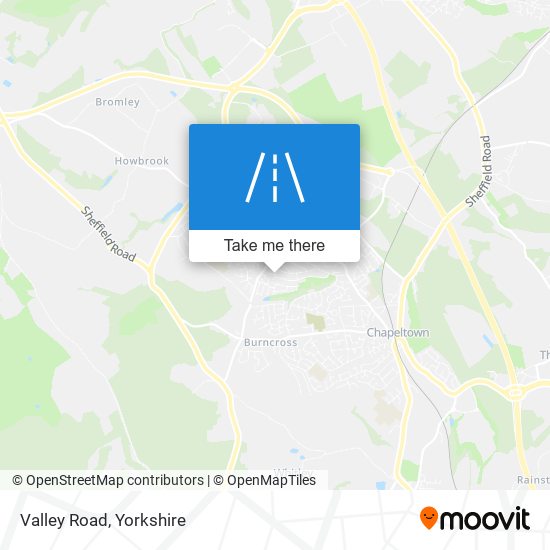 Valley Road map