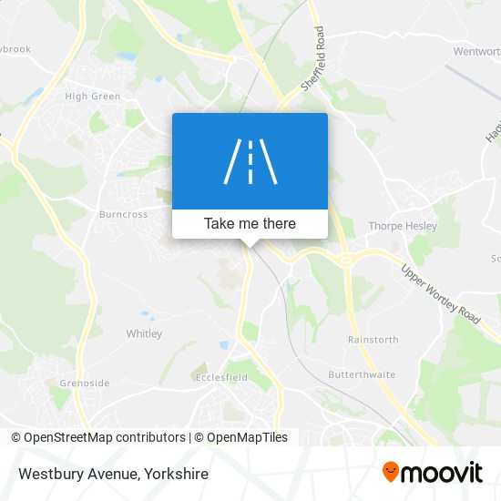 Westbury Avenue map