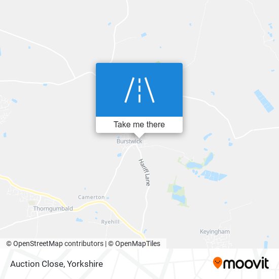 Auction Close map