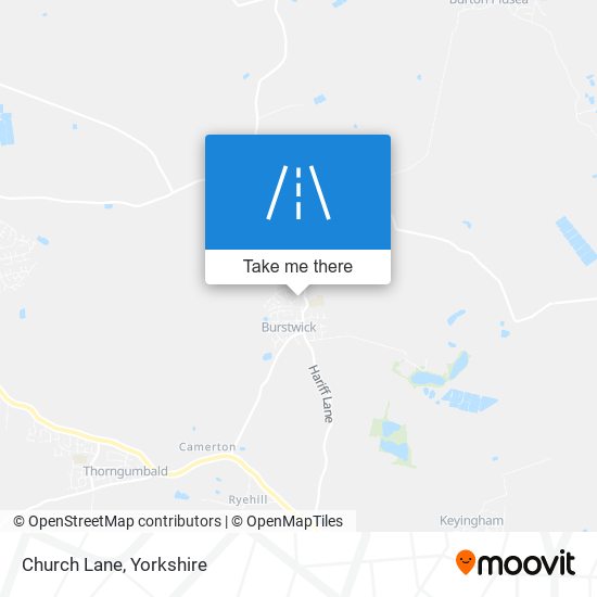 Church Lane map