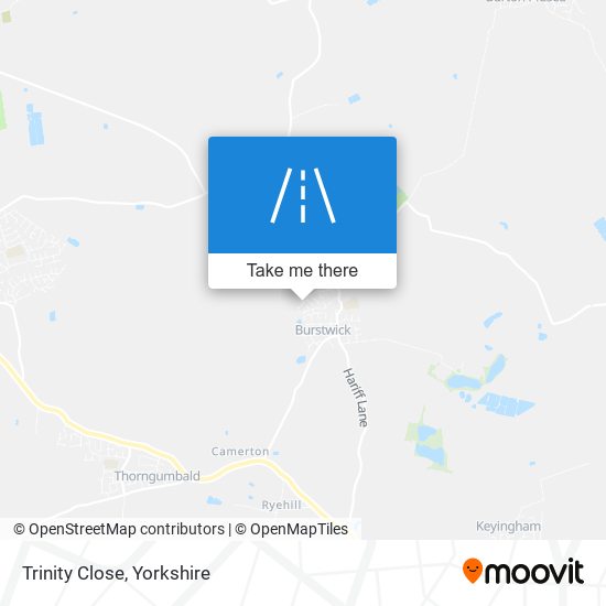 Trinity Close map