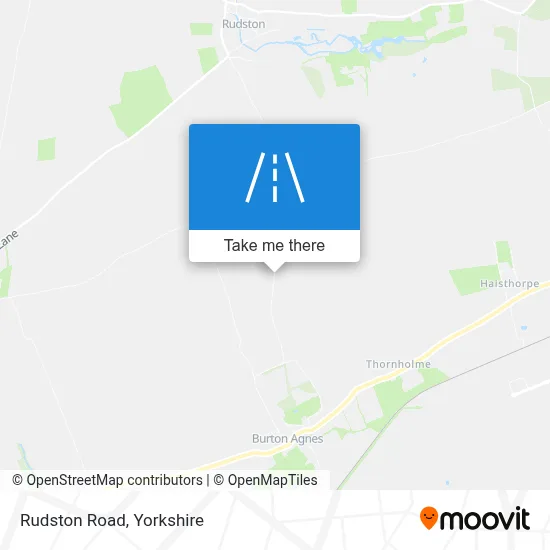 Rudston Road map