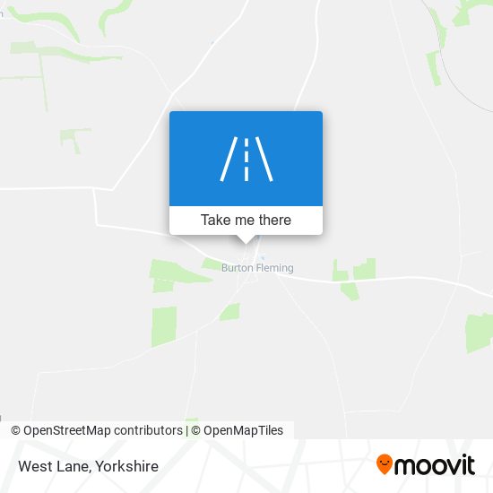 West Lane map