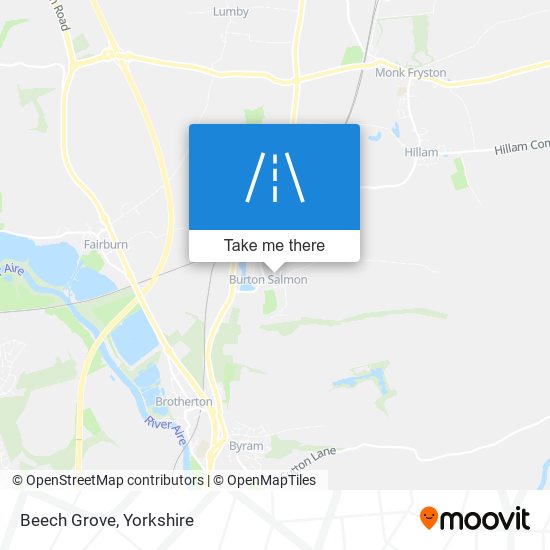 Beech Grove map