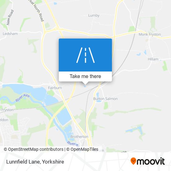 Lunnfield Lane map
