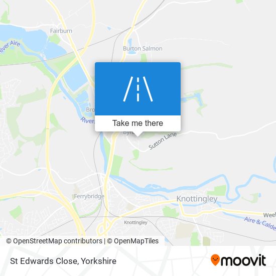 St Edwards Close map