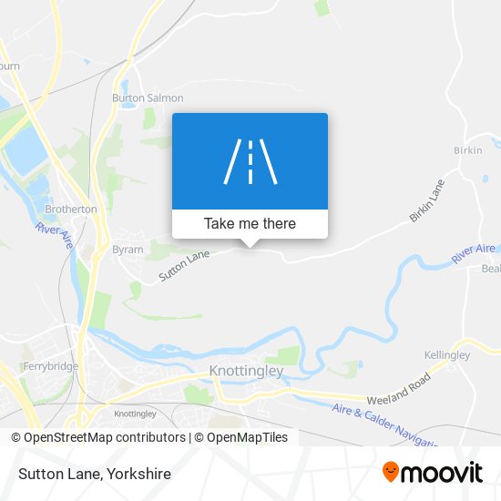 Sutton Lane map