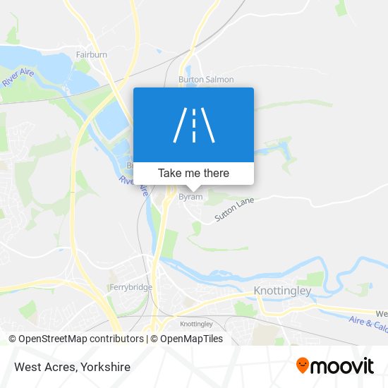 West Acres map