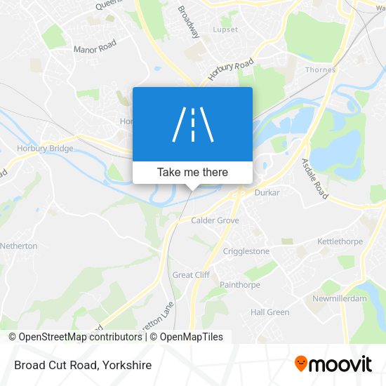 Broad Cut Road map