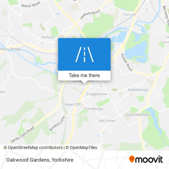 Oakwood Gardens map