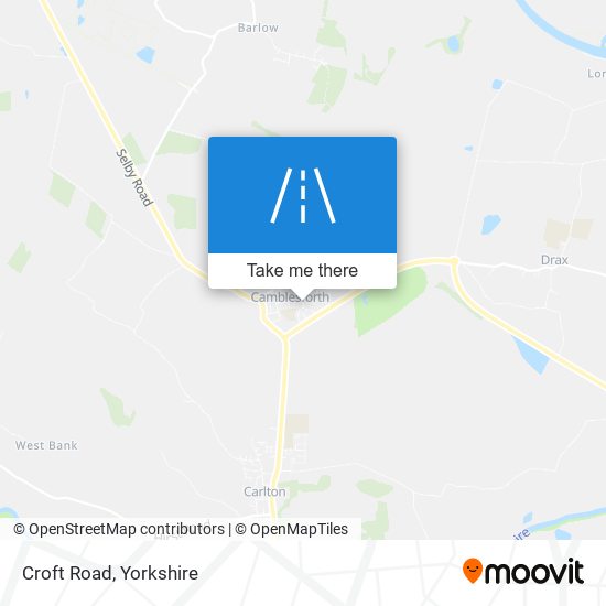 Croft Road map