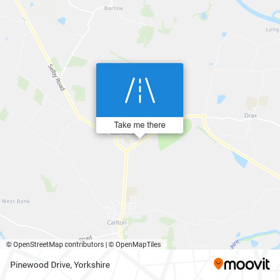 Pinewood Drive map