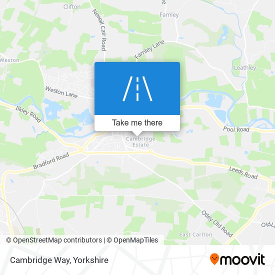 Cambridge Way map