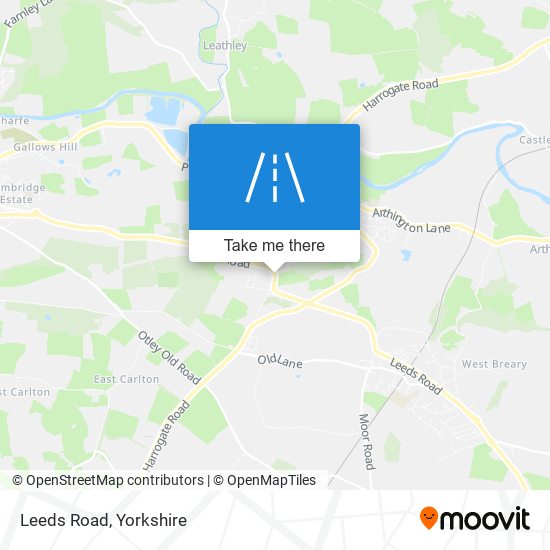 Leeds Road map