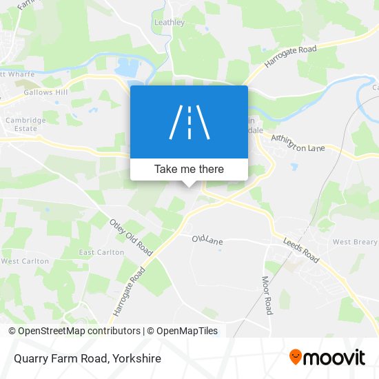 Quarry Farm Road map