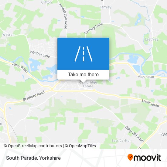 South Parade map
