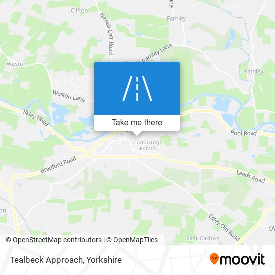Tealbeck Approach map