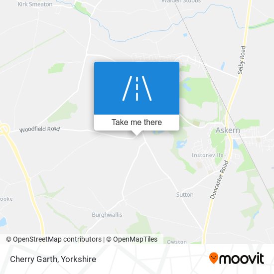 Cherry Garth map
