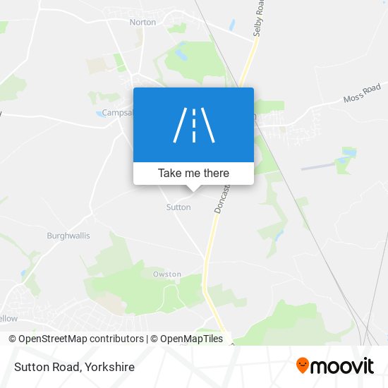 Sutton Road map