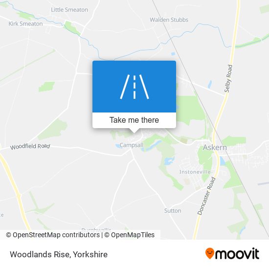 Woodlands Rise map