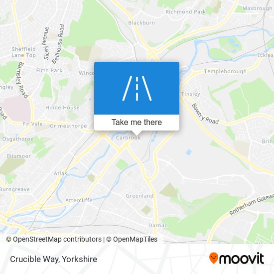 Crucible Way map