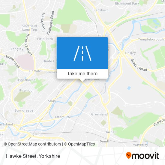 Hawke Street map
