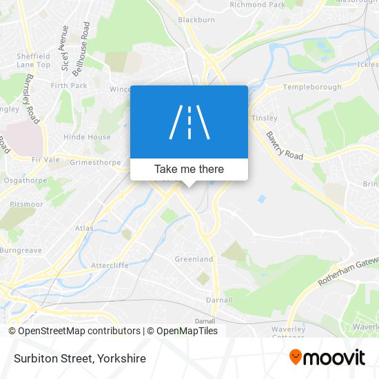 Surbiton Street map