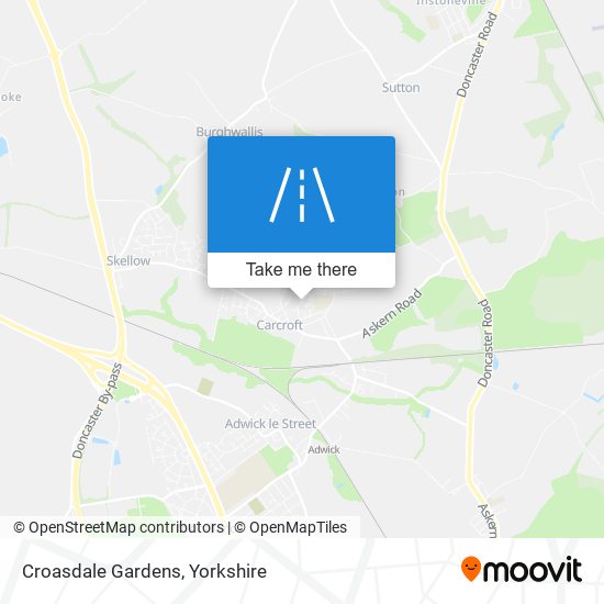 Croasdale Gardens map