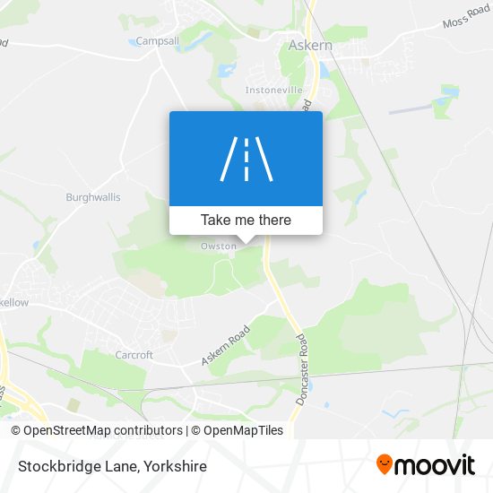 Stockbridge Lane map