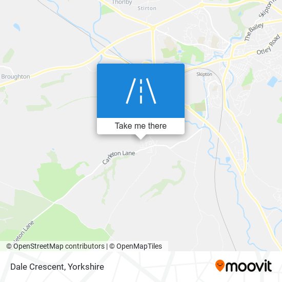 Dale Crescent map