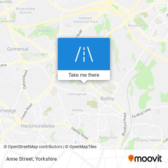 Anne Street map