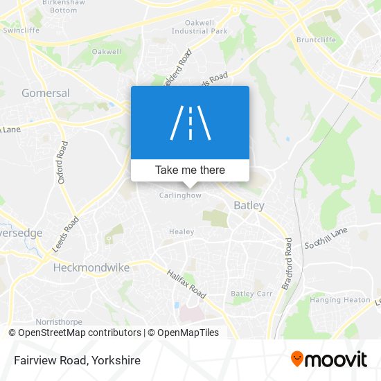 Fairview Road map